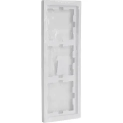 Schneider Merten D-Life afdekraam 3-voudig wit