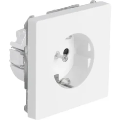 Schneider Merten D-Life Inbouw Stopcontact Enkel Geaard Wit