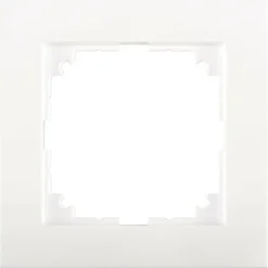 Schneider Merten System-M Afdekraam 1-voudig Actief Wit