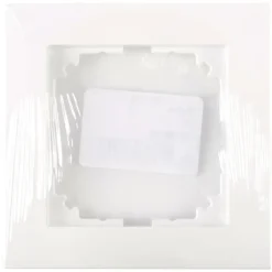 Schneider Merten System-M Afdekraam 1-voudig Actief Wit