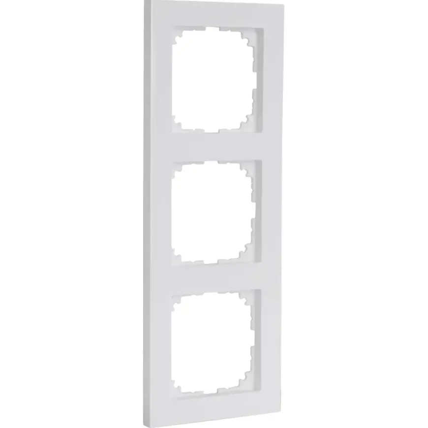 Schneider Merten System-M Afdekraam 3-voudig Actief Wit