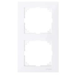 Schneider Merten System-M Afdekraam 2-voudig Actief Wit