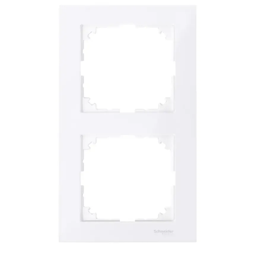 Schneider Merten System-M Afdekraam 2-voudig Actief Wit