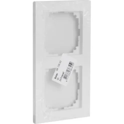 Schneider Merten System-M Afdekraam 2-voudig Actief Wit