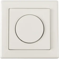 Schneider Merten System-M Centraalplaat Dimmer Polarwit