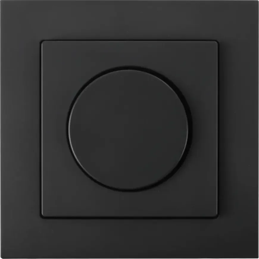 Schneider Merten System-M Centraalplaat Dimmer Antraciet