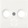 Schneider Merten System-M Centraalplaat Radio/TV Actief Wit