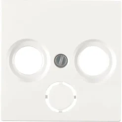 Schneider Merten System-M Centraalplaat Radio/TV Actief Wit