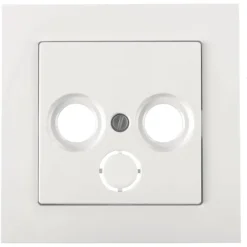 Schneider Merten System-M Centraalplaat Radio/TV Actief Wit