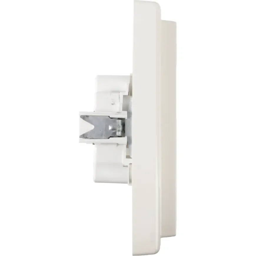 Schneider Merten System-M Dubbel Stopcontact Polarwit