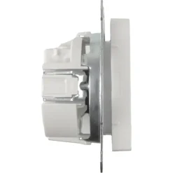 Schneider Merten System-M Enkel Stopcontact Actief Wit