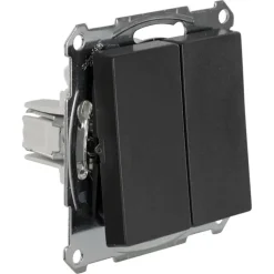 Schneider Merten System-M Serieschakelaar Antraciet
