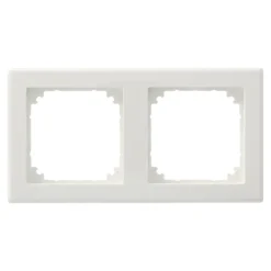 Schneider Merten System-M Smart Afdekraam 2-voudig Polarwit