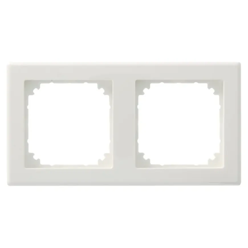 Schneider Merten System-M Smart Afdekraam 2-voudig Polarwit