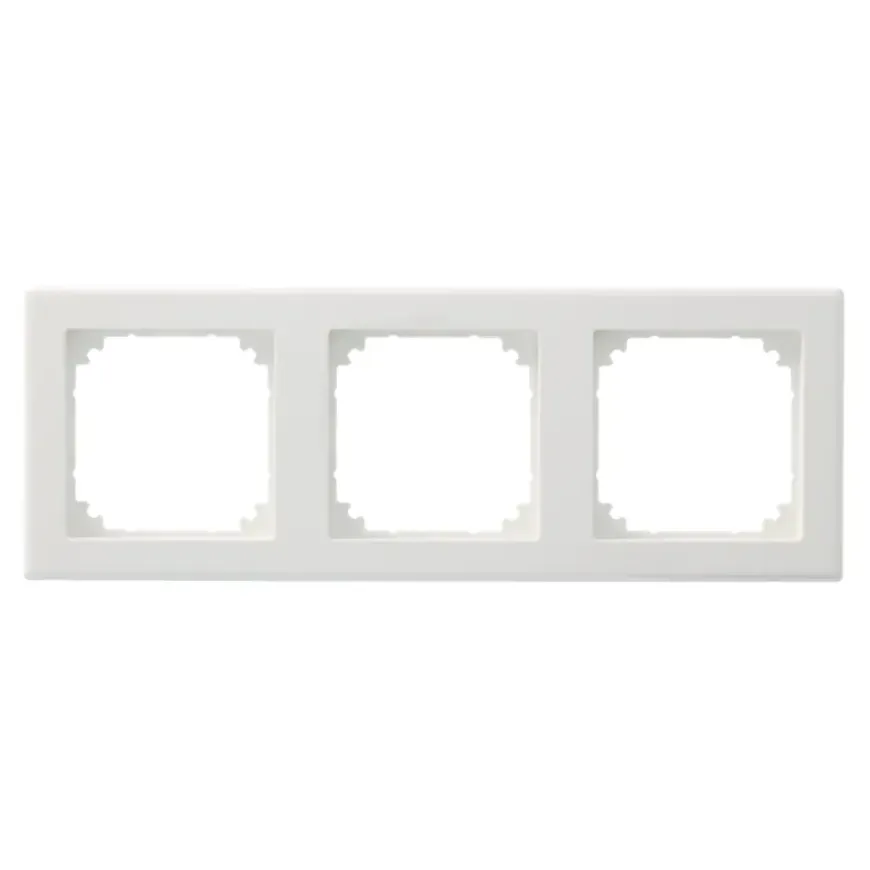 Schneider Merten System-M Smart Afdekraam 3-voudig Polarwit