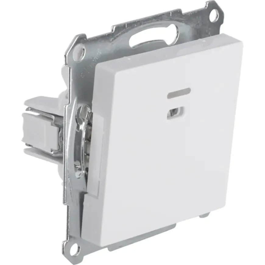 Schneider Merten System-M Trekschakelaar Actief Wit
