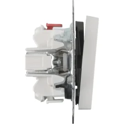Schneider Merten System-M Wisselschakelaar Actief Wit