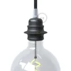 Schroeffitting metaal E27 gunmetal grey
