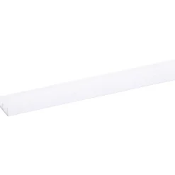 Schuifrail ondiep 10 mm wit