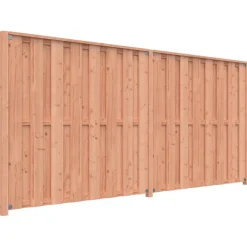Geen Schutting startpakket Douglas hout 3,8 m lang