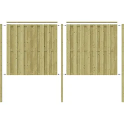 Geen Schutting startpakket Royal grenen hout 3,8 m lang