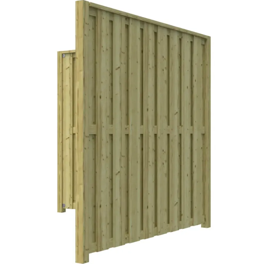 Geen Schutting startpakket Royal grenen hout 3,8 m lang