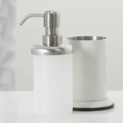 Sealskin Acero zeepdispenser inox wit