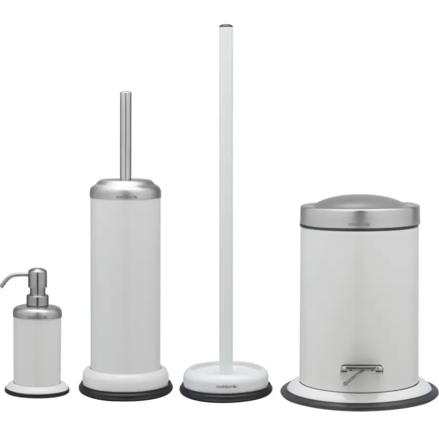 Sealskin Acero zeepdispenser inox wit
