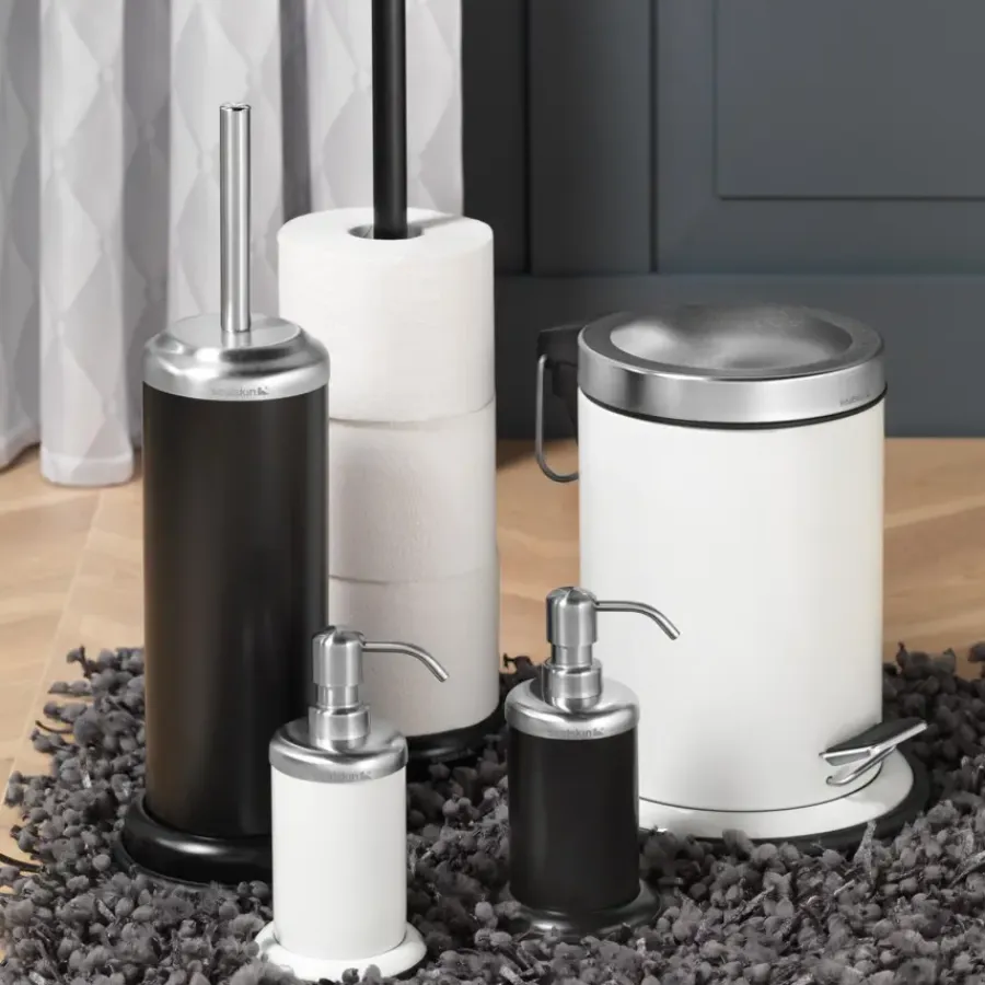 Sealskin Acero zeepdispenser inox wit