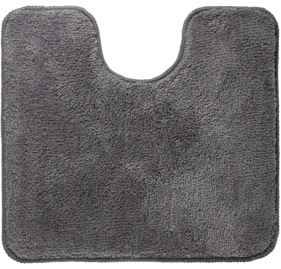 Sealskin Angora wc mat grijs 55 x 60 cm