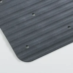 Sealskin antislip badmat Ribb 40x70 cm antraciet (inclusief zwarte haak)