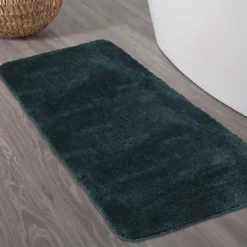 Sealskin badmat angora 70x140cm donkergroen