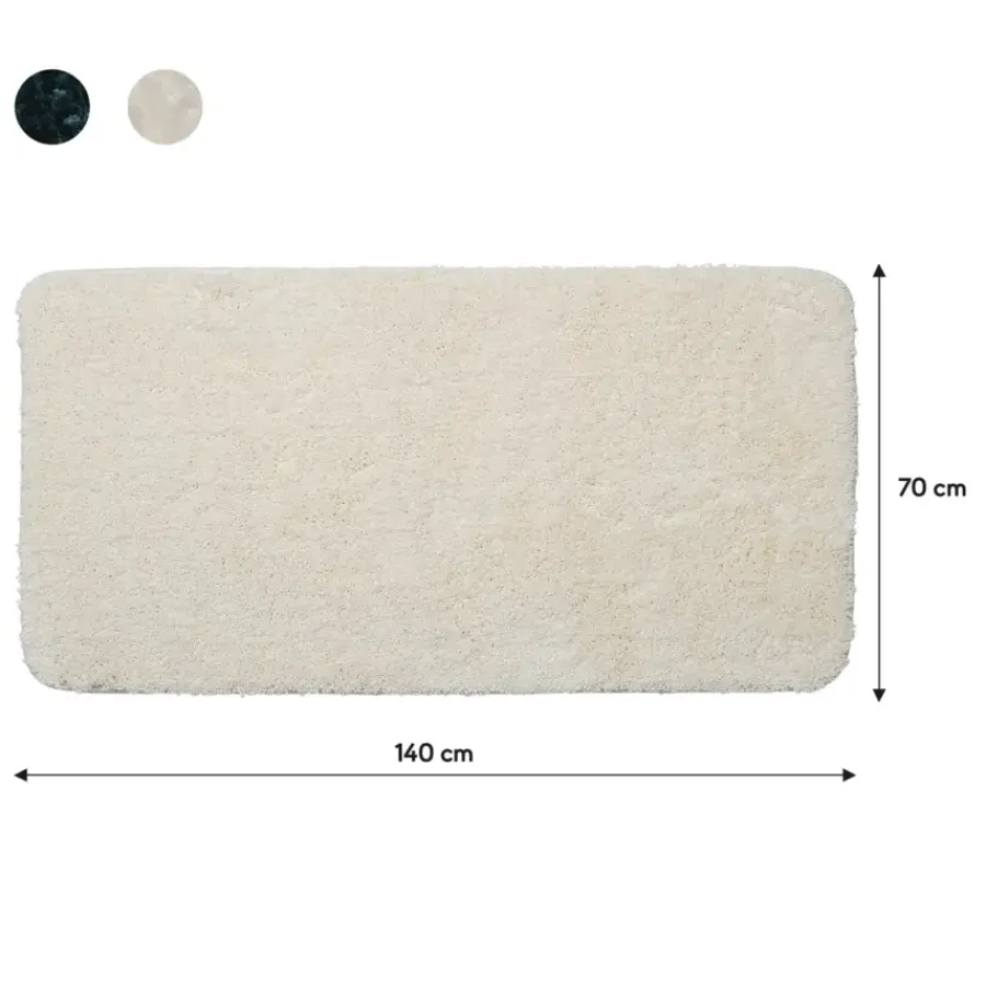 Sealskin badmat angora 70x140cm off-white