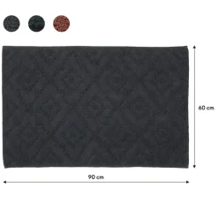 Sealskin badmat aztec 60x90cm donkergrijs