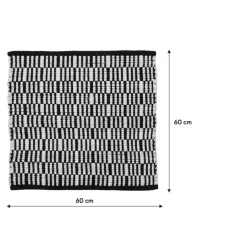 Sealskin badmat bandra 60x60cm zwart