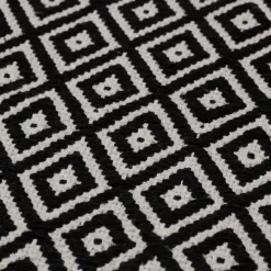 Sealskin badmat trellis 60x60cm zwart
