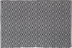 Sealskin Badmat Trellis Zwart 60x90 cm