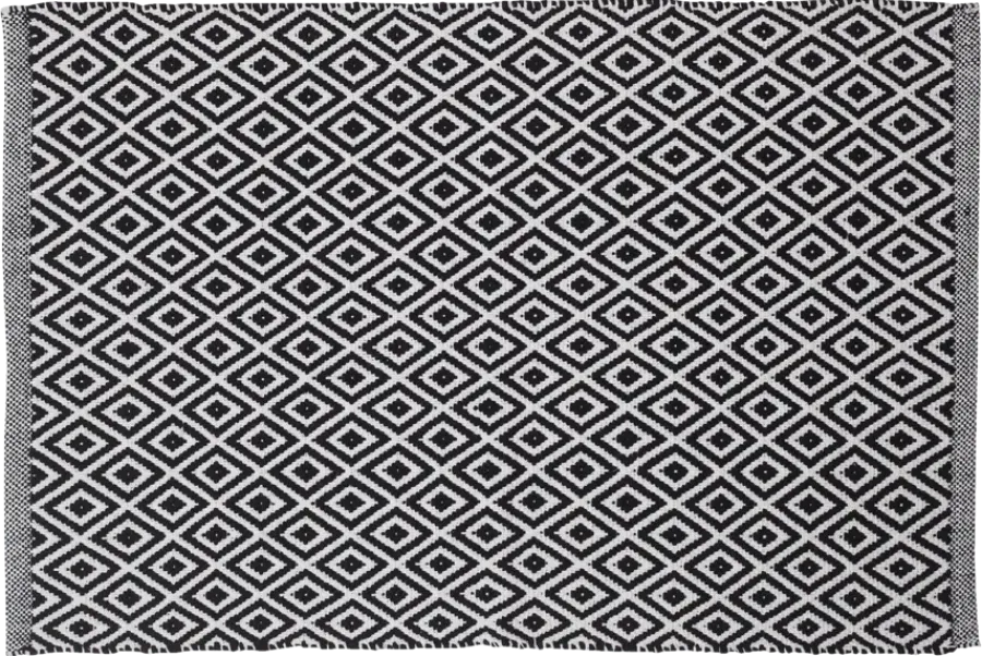 Sealskin Badmat Trellis Zwart 60x90 cm