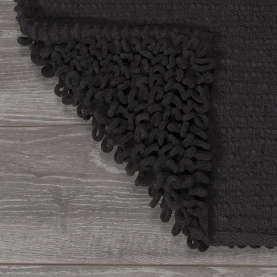 Sealskin Badmat Twist Donker Grijs 60x120 cm