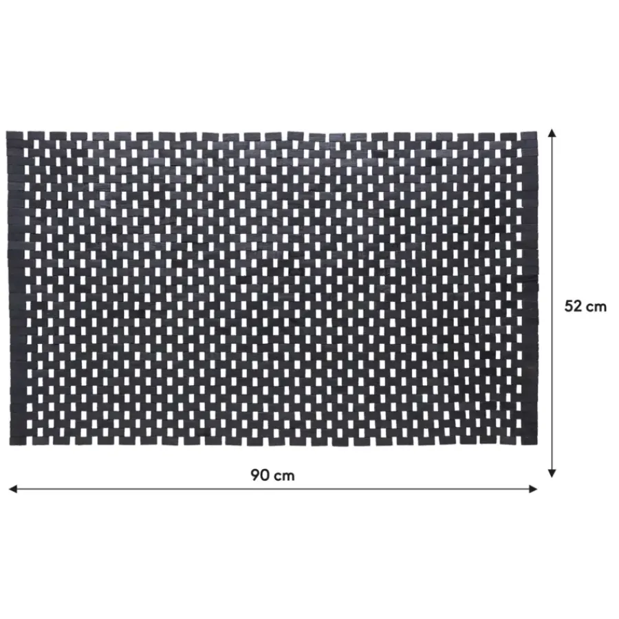 Sealskin badmat woodblock 52x90cm zwart