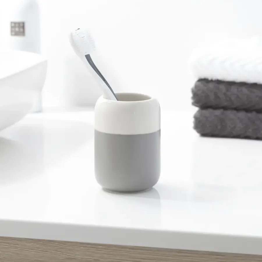 Sealskin Beker Sphere Lichtgrijs Keramiek