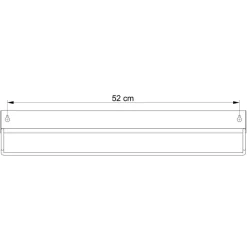 Sealskin Brix wandrek metaal zwart