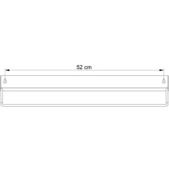 Sealskin Brix wandrek metaal wit