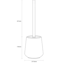 Sealskin Conical toiletborstelgarnituur Porselein groen