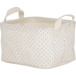 Sealskin Dots mandje ecru textiel