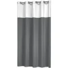 Sealskin Double douchegordijn grijs 180 x 200 cm