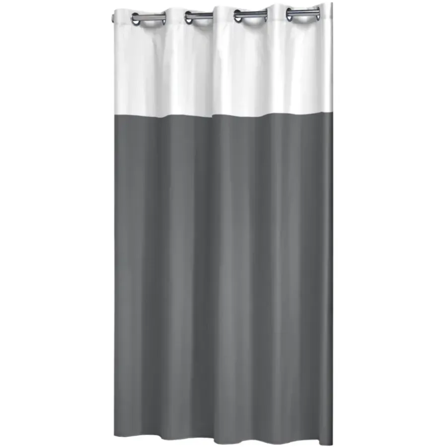 Sealskin Double douchegordijn grijs 180 x 200 cm
