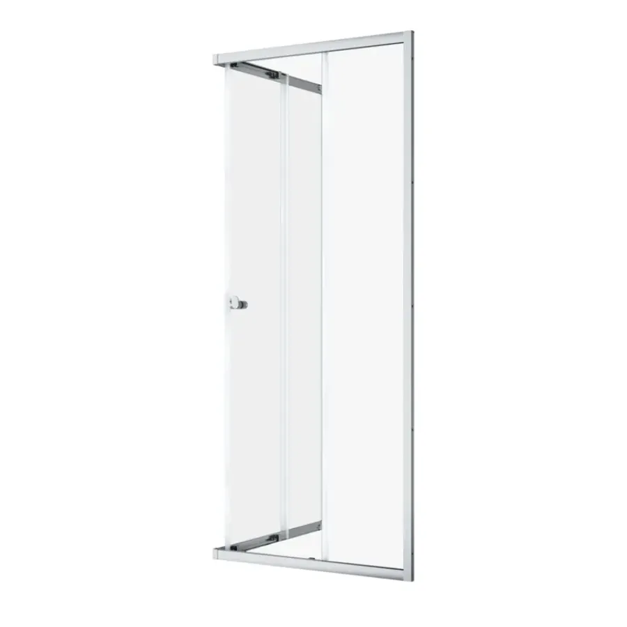 Sealskin douchecabine hoekinstap met schuifdeuren Hooked chroom 90 x 90 x 200 cm