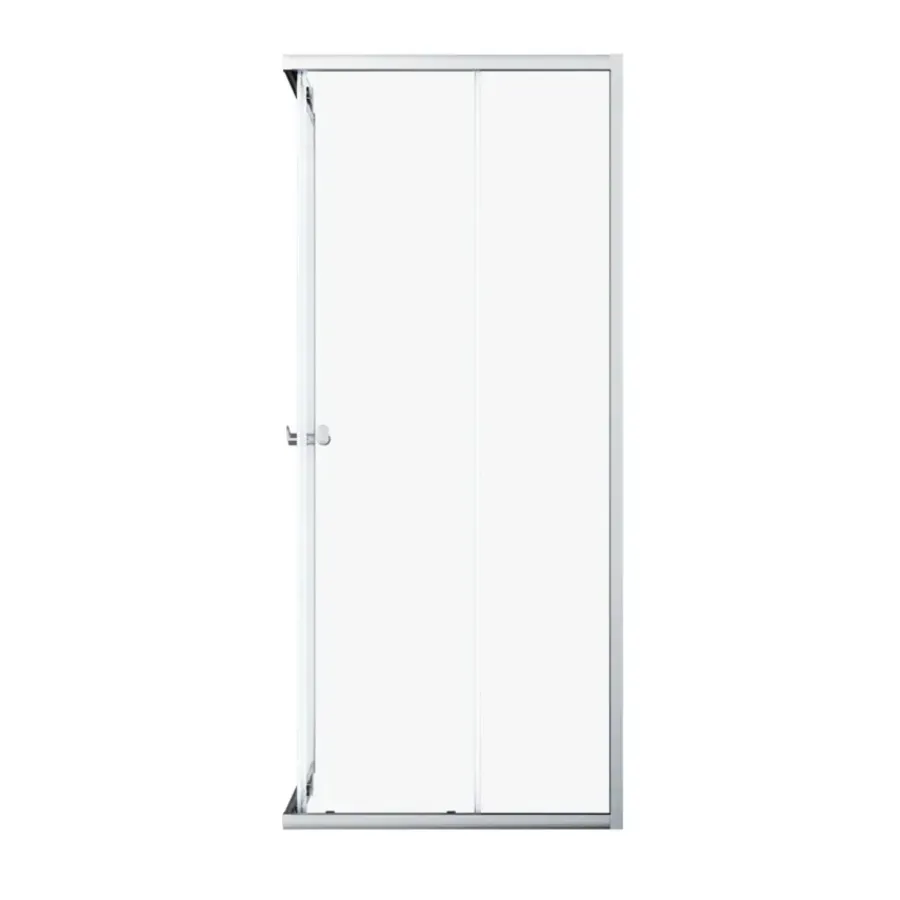 Sealskin douchecabine hoekinstap met schuifdeuren Hooked chroom 90 x 90 x 200 cm