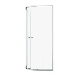 Sealskin douchecabine kwartrond met schuifdeuren Hooked chroom 90 x 90 x 200 cm